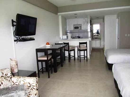 Beachfront Studio Carisa Y Palma Lejlighed Cancún Værelse billede